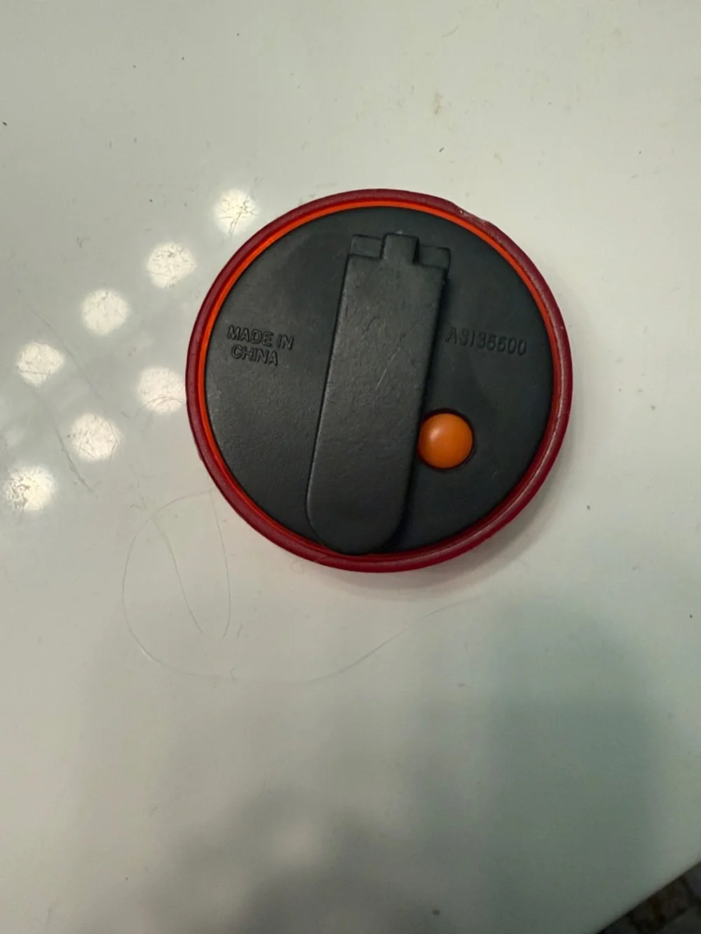 Buy Me a Drink LED Button Badge — Red